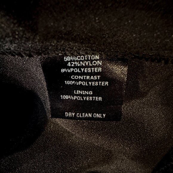 Harlyn Lace Halter Mini Dress Black Cream Adjustable Straps Women's Size Large - Picture 8 of 8